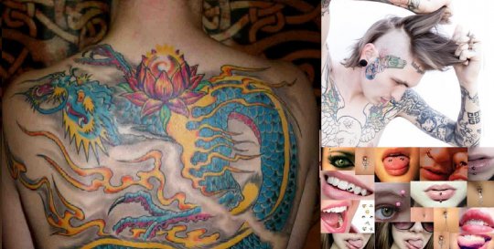 Encuesta acerca de Los tatuajes y las perforaciones