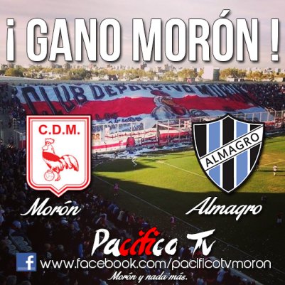 ¿ Te quedaste conforme con como jugo Morón contra Almagro ?
