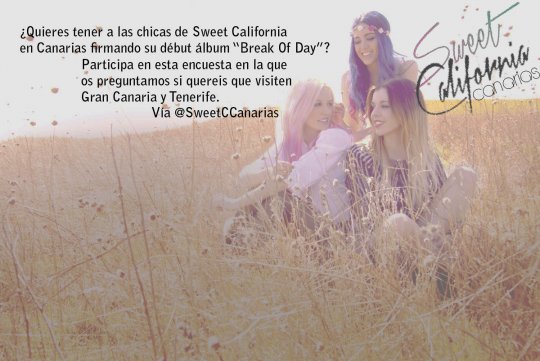 Firma de Sweet California en Canarias.