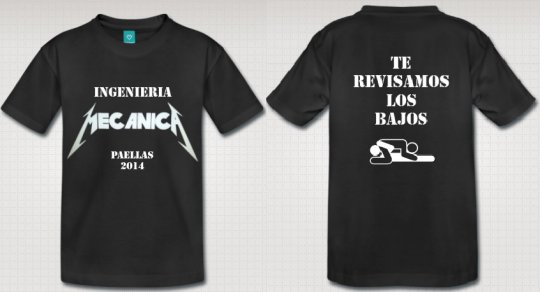 CAMISETA PAELLAS ING MECANICA