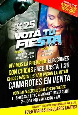 Sabado 25 Vota Tu Fiesta