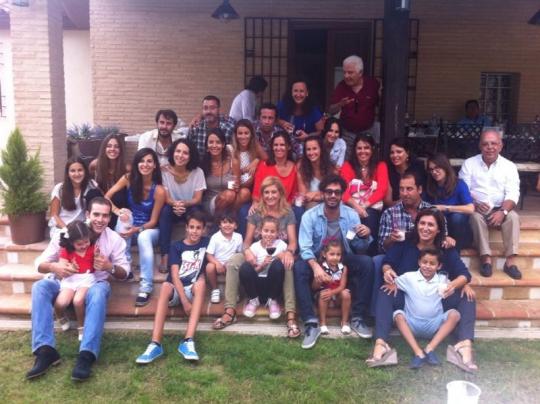 comida de Navidad de primos