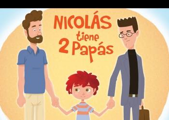 EL PRIMER LIBRO, NICOLAS TIENE DOS PAPÁS.