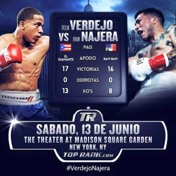 ¿Quien ganara la pelea Verdejo o Najera?