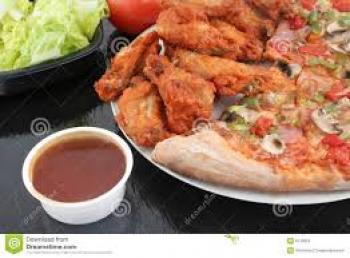 Pizza o Pollo frito