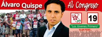 Apoyemos a Alvaro quispe con el 19!! 