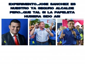 Si Jose Sanchez No Corriera...Como Votarias