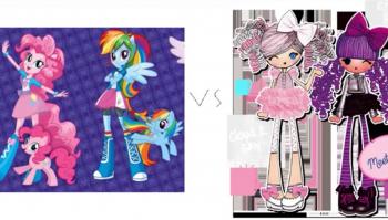 Equestria girls VS Lalaloopsy girls