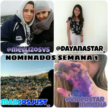 NOMINADOS SEMANA 1 ADAN Y EVA VIDEOSTAR